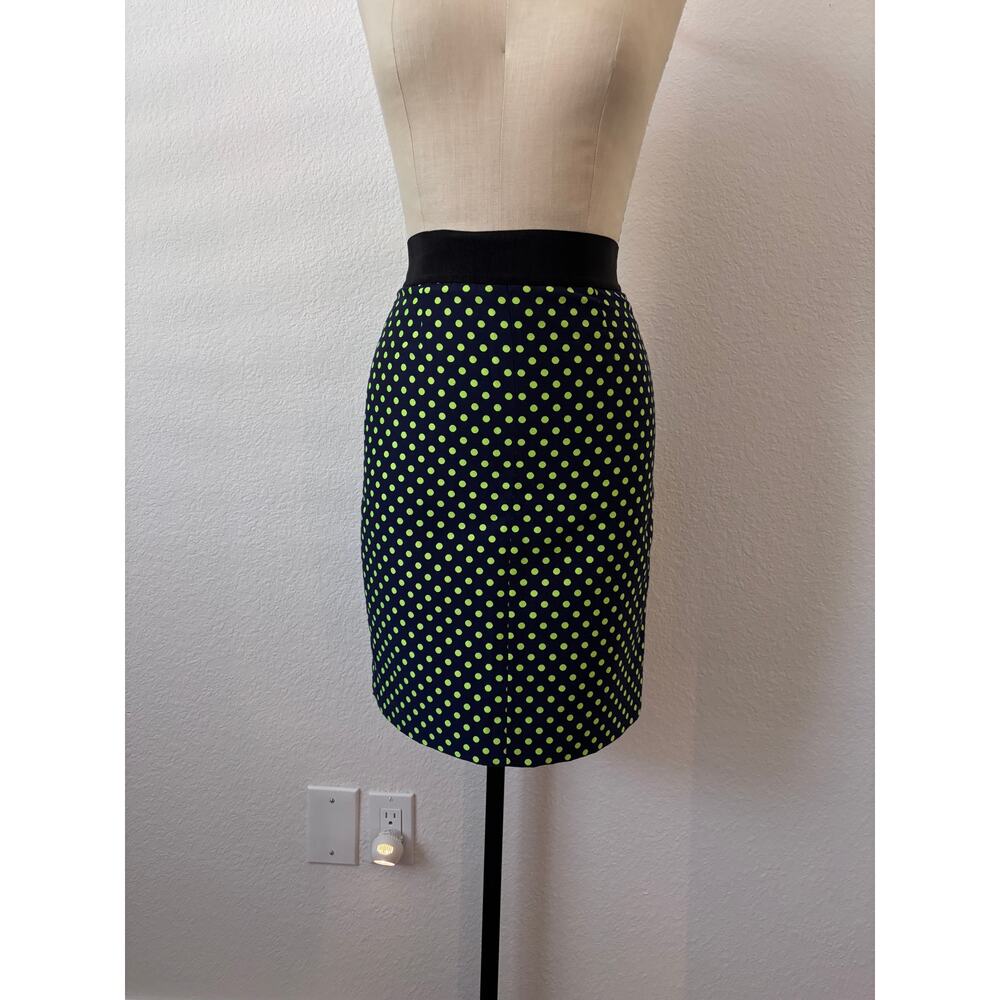 Milly - NWOT Polka Dot Pencil Skirt Size XS/0 - Picture 3 of 5